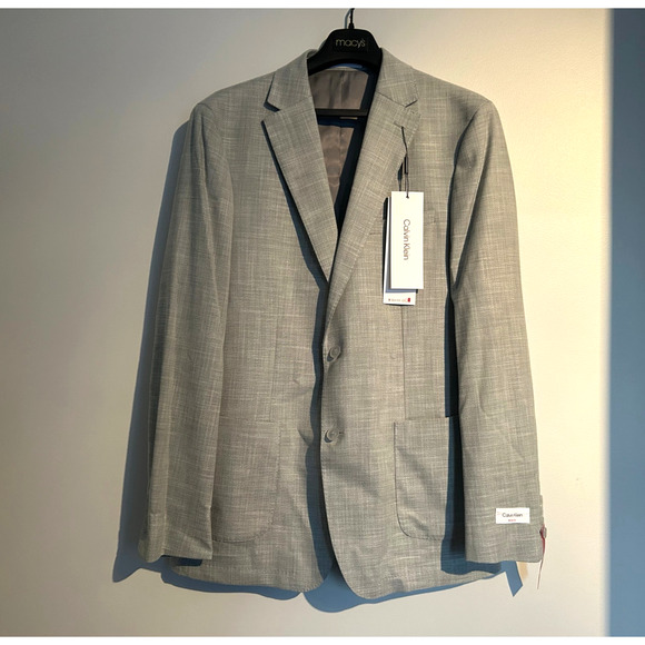 NWT $295 Calvin Klein X-Slim Fit Blazer, Mint Green, Men’s 40R - Picture 2 of 7